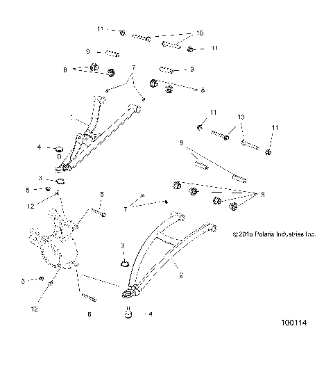 SUSPENSION, FRONT A-ARMS - A19SXN85A8 [100114]
