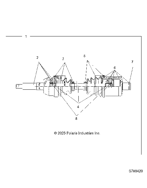 DRIVE TRAIN, REAR DRIVE SHAFT
