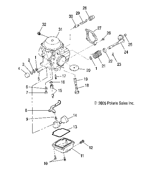 ENGINE, CARBURETOR - A07CL50AA (4999201649920164D08)