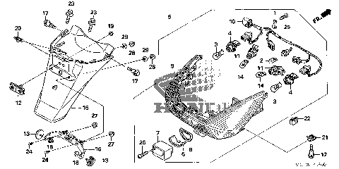 TAILLIGHT@REAR FENDER