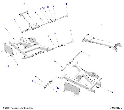 SUSPENSION, REAR CONTROL ARMS