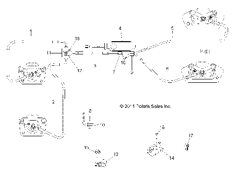 BRAKES, BRAKE LINES and MASTER CYLINDER - R12XE7EFX (49RGRBRAKELINES12RZR4I)