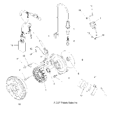 ELECTRICAL, IGNITION SYSTEM - A08MH50AX/AZ (49ATVMAGNETO08SP500)