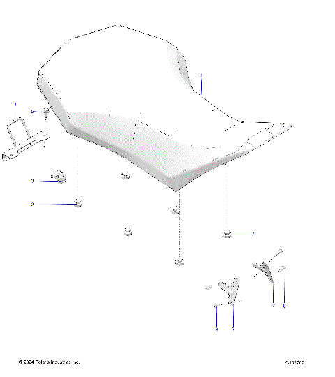 BODY, SEAT - A25SXD95A9 (C102702)