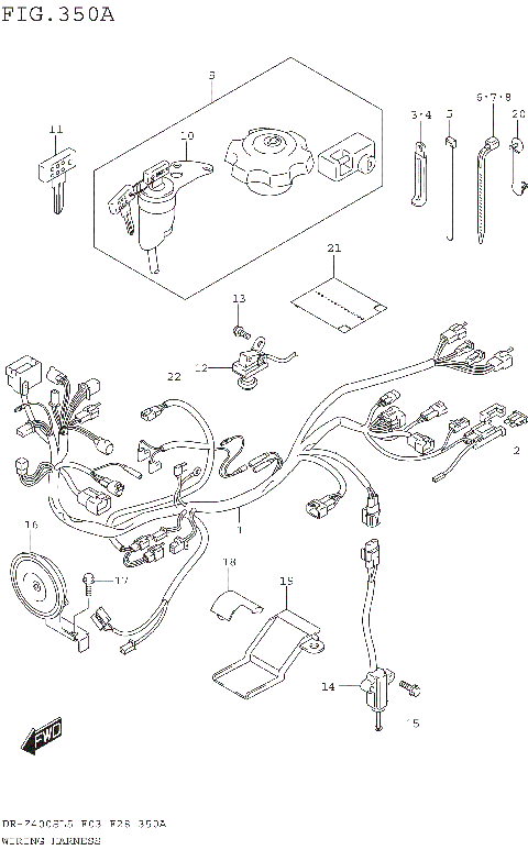 WIRING HARNESS (DR-Z400SL5 E03)