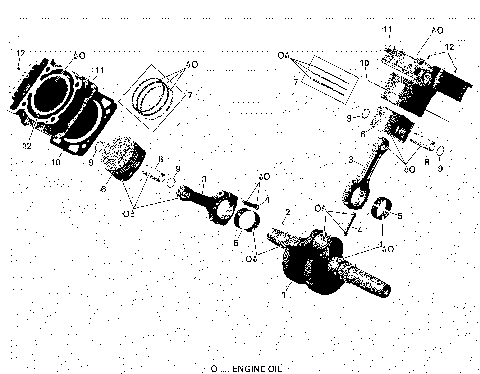 01- ROTAX - Crankshaft, Piston And Cylinder