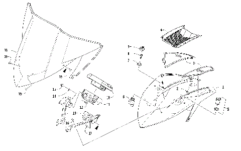 WINDSHIELD AND INSTRUMENTS ASSEMBLIES [103960]