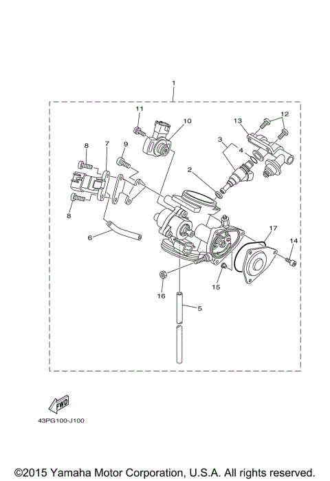 THROTTLE BODY ASSY 1