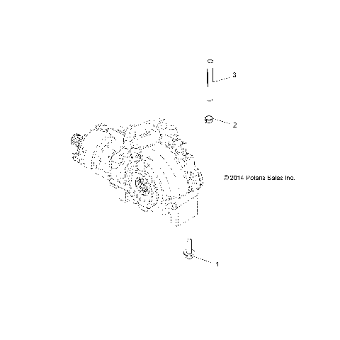 DRIVE TRAIN, GEARCASE MOUNTING, FRONT - A16SXE85AS/AM/AB/A85A1/A2/A9 (49ATVGEARCASEMTG15850SP)