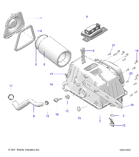 ENGINE, AIR INTAKE - A24SXZ95AR (C0211597)