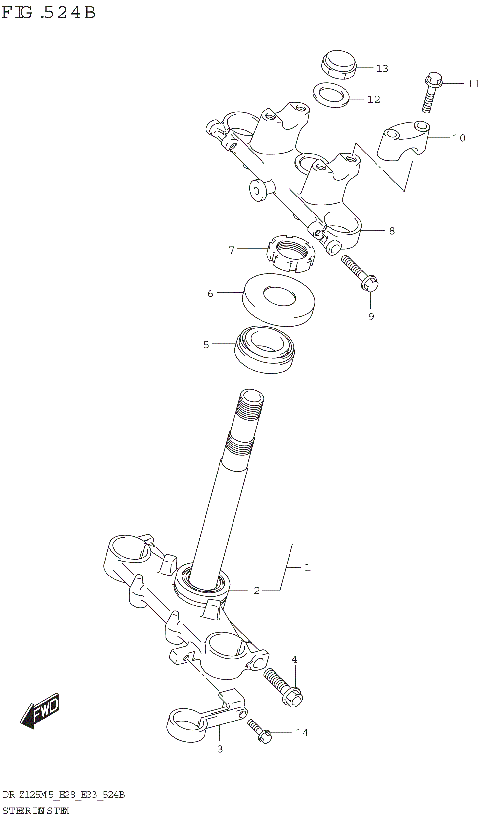 STEERING STEM (DR-Z125L:E33)