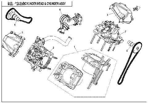 CYLINDER HEAD&CYLINDER ASSY.