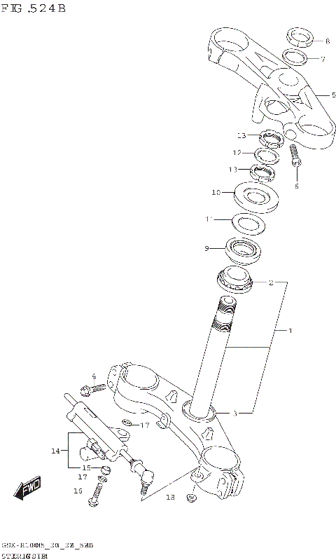 STEERING STEM (GSX-R1000RA)