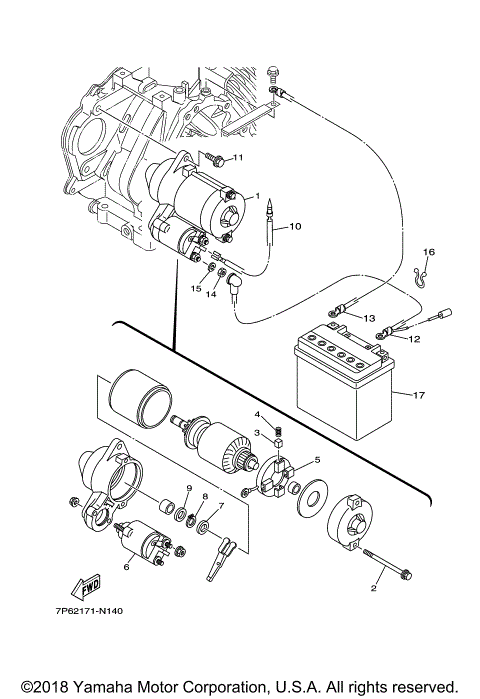 STARTING MOTOR