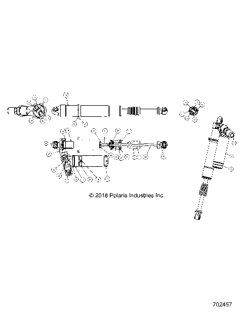 SUSPENSION, FRONT SHOCK - Z19VDL92AG/BG (702457)