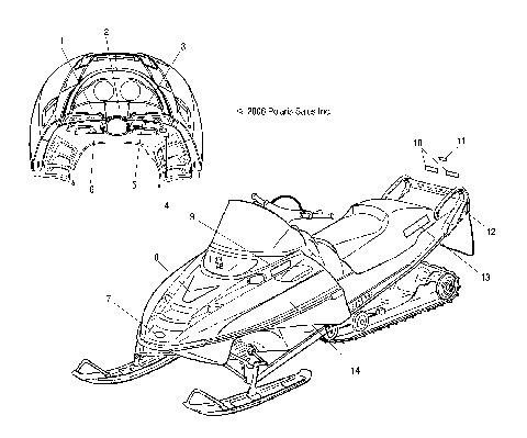 DECALS - S07NJ5BS/BE (49SNOWDECALTRAILRMK)