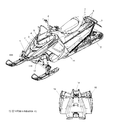 BODY, DECAL, INDY - S15CB6 (49SNOWDECAL15INDY)