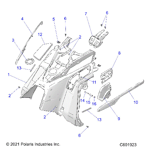 BODY, CONSOLE - S22TDL6KSA (C601828)
