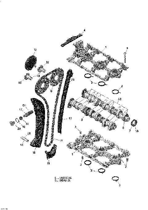 01- Camshafts And Timing Chain - 900 ACE