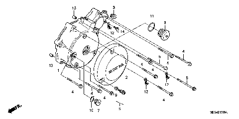 LEFT CRANKCASE COVER