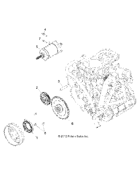 ENGINE, STARTER and DRIVE - Z14JT9EFX (49RGRSTARTINGMTR13RZRXP4)