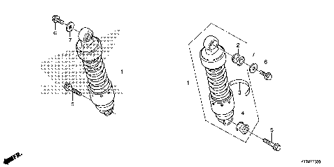 REAR SHOCK ABSORBER
