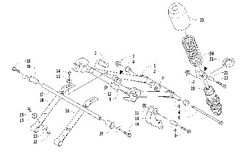 REAR SUSPENSION FRONT ARM ASSEMBLY [93666]