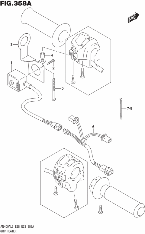 GRIP HEATER (AN400ZAL6 E28)
