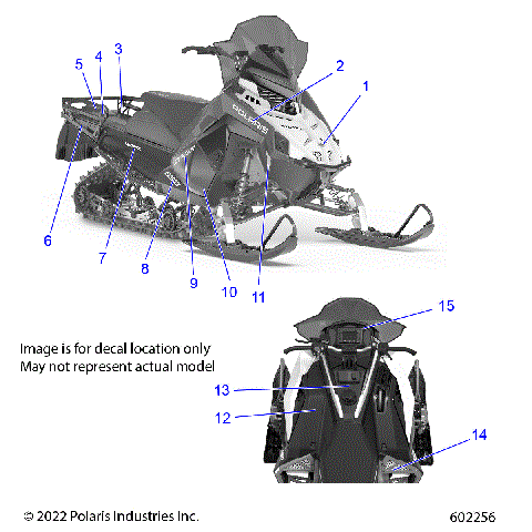 BODY, DECALS, BLACK SIDE PANEL OPTION - S23TLF6RS (602256)