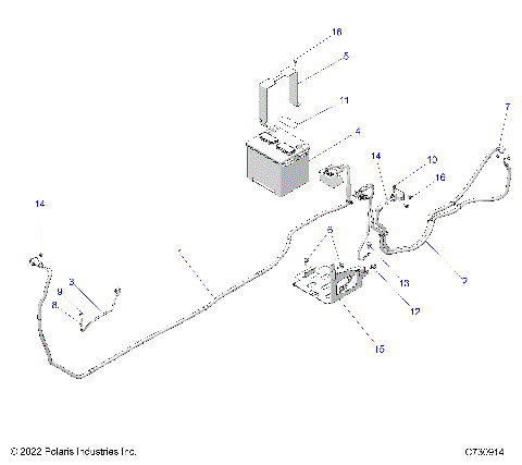 ELECTRICAL, BATTERY - R25RSF99AY/AL (C730914)
