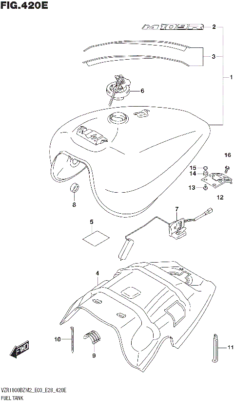 FUEL TANK (E33)(KEL)