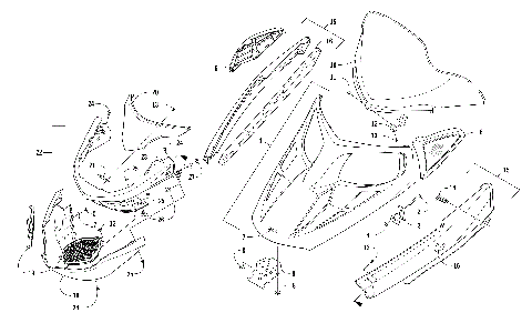 HOOD, WINDSHIELD, AND FRONT BUMPER ASSEMBLY [105555]