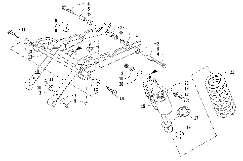 REAR SUSPENSION FRONT ARM ASSEMBLY [92172]