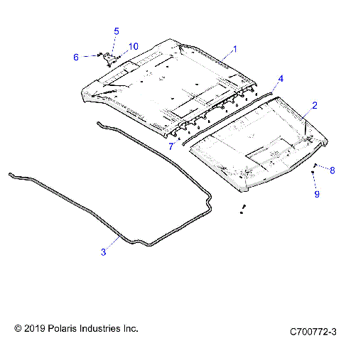 ACCESSORY, ROOF - G20G4J99AS/BS (C700772-3)