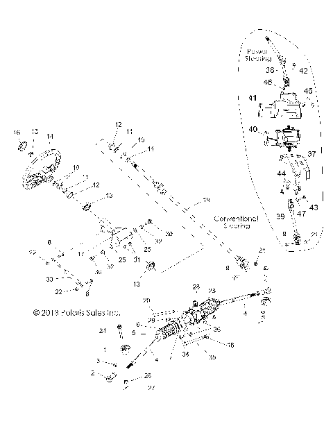 STEERING, STEERING ASM. - Z14VE76AD/7EAL/7EAW/EAJ/EAU (49RGRSTEERING13RZRS)