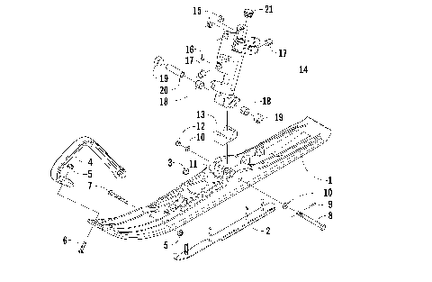 SKI AND SPINDLE ASSEMBLY [88305]