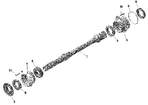 01- Engine - Drive Shaft - 1010 TSS