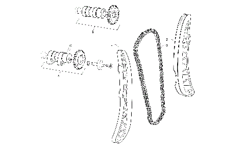 TIMING CHAIN AND CAM SHAFT ASSEMBLY [105607]