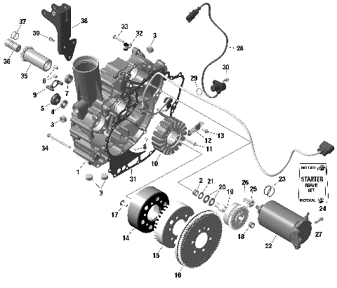 01- ROTAX - Magneto and Electric Starter - IDF