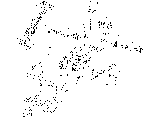 SWING ARM/SHOCK MOUNTING - C10CL50AA (4978707870B14)