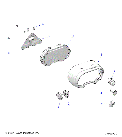 ELECTRICAL, DASH INSTRUMENTS AND CONTROLS - G22GXE99AL/BL (C700798-2)