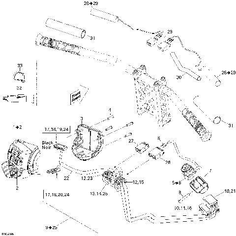 10- Steering Wiring Harness 1200