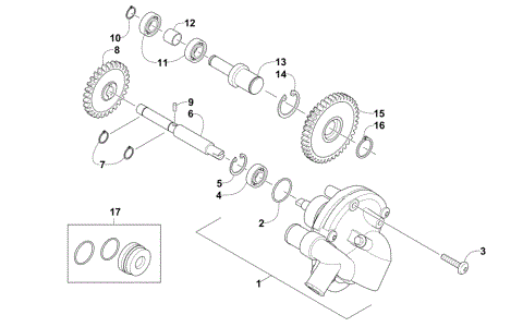 WATER PUMP ASSEMBLY