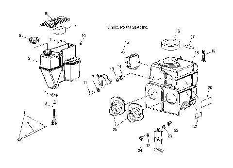OIL TANK/AIRBOX - S07NT3AS/AE (4997299729C01)