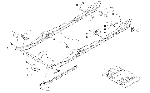 SLIDE RAIL AND TRACK ASSEMBLY [105580]