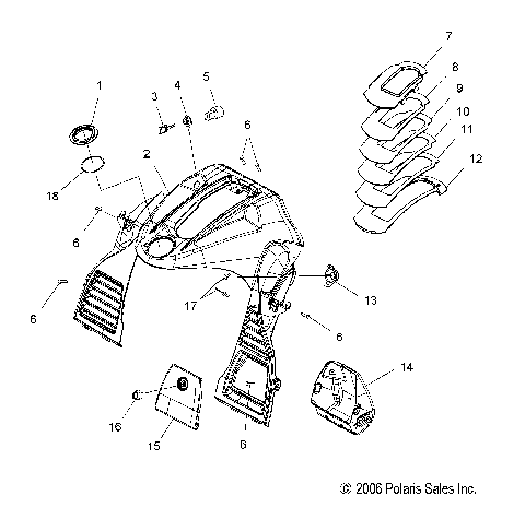 CONSOLE - S07PS6HS/HSA/HSB (49SNOWCONSOLECLEANSB)