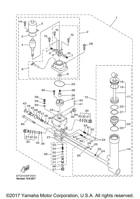 POWER TRIM TILT ASSY