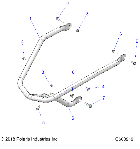 BODY, BUMPER, FRONT - S20CBA5BSL/BEL (600912C)