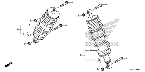 REAR SHOCK ABSORBER (1)