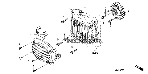 COOLING FAN@RADIATOR